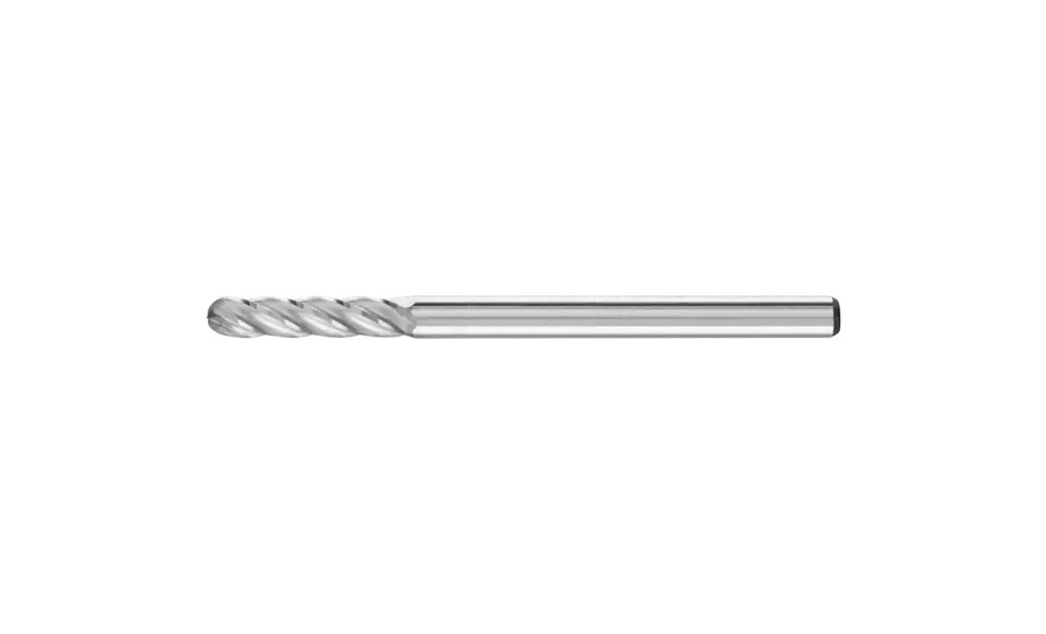 PFERD 23195 Carbide Bur | 1/8" Diameter | SCTI SC-42 | Cylindrical Shape C with Radius End | ALU Cut