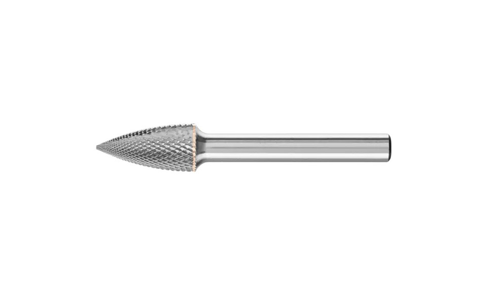 PFERD 27548 Carbide Bur | 3/8" Diameter | SCTI SG-3 | Tree Shape G with Pointed End | MICRO Cut