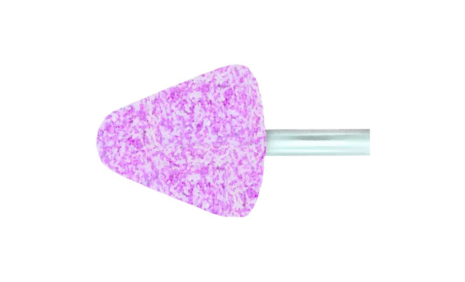 Pferd 31030 A4 Vitrified Mounted Point | 1/4" Shank | Aluminum Oxide 30 Grit | Steel | 1-1/4" Point Diameter | Box of 10