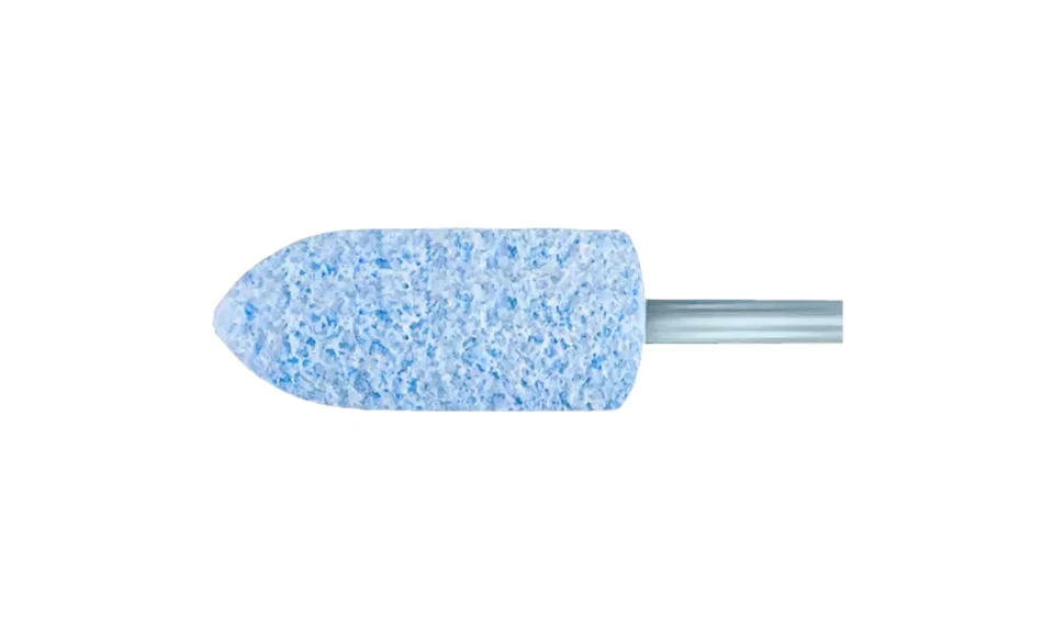 Pferd 30010 A11 Vitrified Mounted Point | 1/4" Shank | Ceramic Oxide 46 Grit | Tough | 7/8" Point Diameter | Box of 5