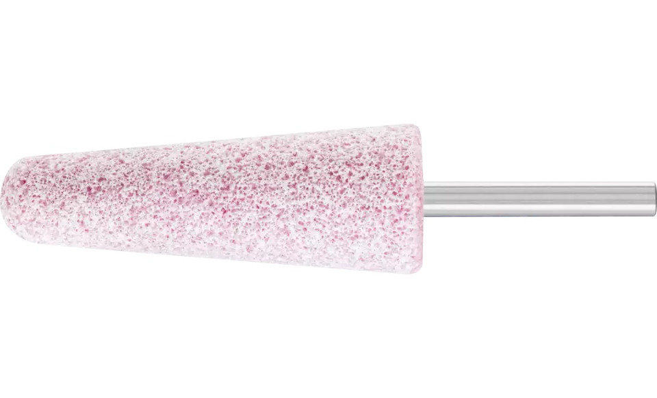 Pferd 30004 A3 Vitrified Mounted Point | 1/4" Shank | Ceramic Oxide 60 Grit | Tough | 1" Point Diameter | Box of 10