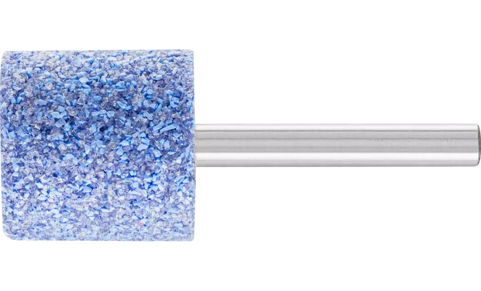 Pferd 30033 A38 Vitrified Mounted Point | 1/4" Shank | Ceramic Oxide 46 Grit | Tough | 1" Point Diameter | Box of 10