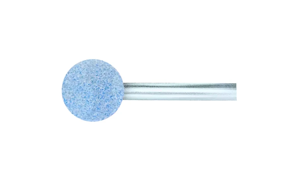 Pferd 30091 B122 Vitrified Mounted Point | 1/8" Shank | Ceramic Oxide 80 Grit | Tough | 3/8" Point Diameter | Box of 10