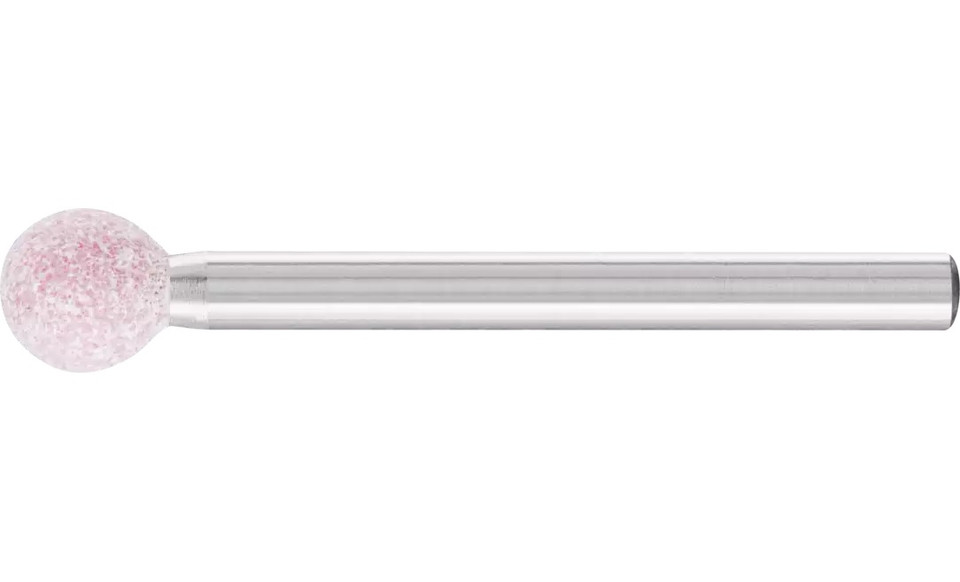 Pferd 30094 B125 Vitrified Mounted Point | 1/8" Shank | Ceramic Oxide 80 Grit | Tough | 1/4" Point Diameter | Box of 10