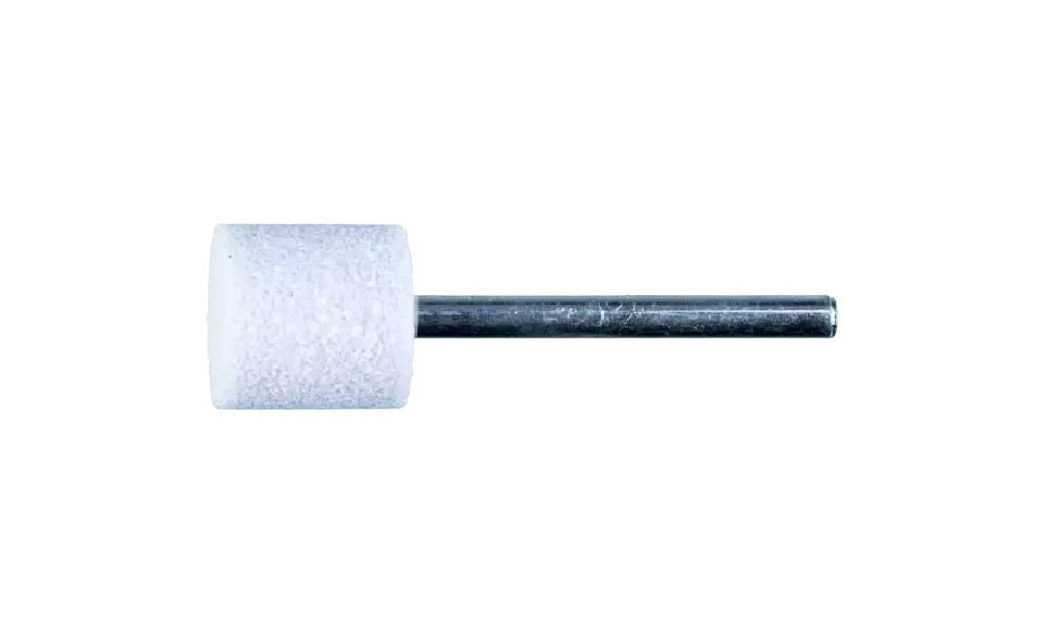 Pferd 30146 W185 Vitrified Mounted Point | 1/4" Shank | Ceramic Oxide 80 Grit | Tough | 1/2" Point Diameter | Box of 10