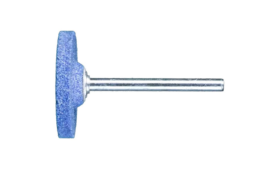 Pferd 30168 W215 Vitrified Mounted Point | 1/4" Shank | Ceramic Oxide 80 Grit | Tough | 1" Point Diameter | Box of 10