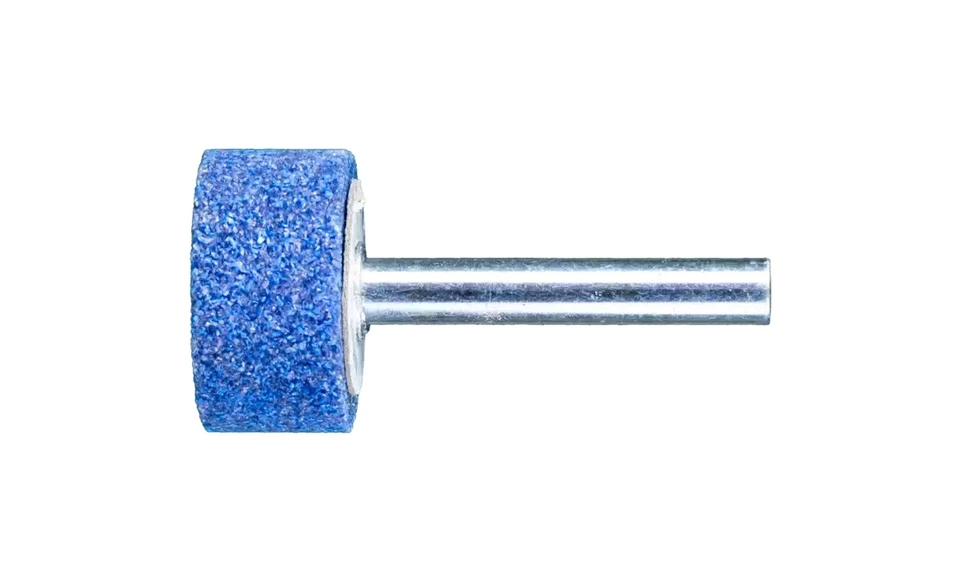 Pferd 30167 W218 Vitrified Mounted Point | 1/4" Shank | Ceramic Oxide 46 Grit | Tough | 1" Point Diameter | Box of 10