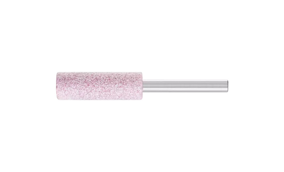 Pferd 33725 W189 Vitrified Mounted Point | 1/4" Shank | Aluminum Oxide 46 Grit | Steel Edge | 1/2" Point Diameter | Box of 10