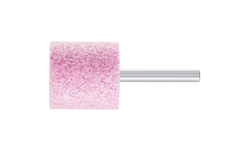 Pferd 34457 W238 Vitrified Mounted Point | 1/4" Shank | Aluminum Oxide 30 Grit | Steel Edge | 1-1/2" Point Diameter | Box of 5