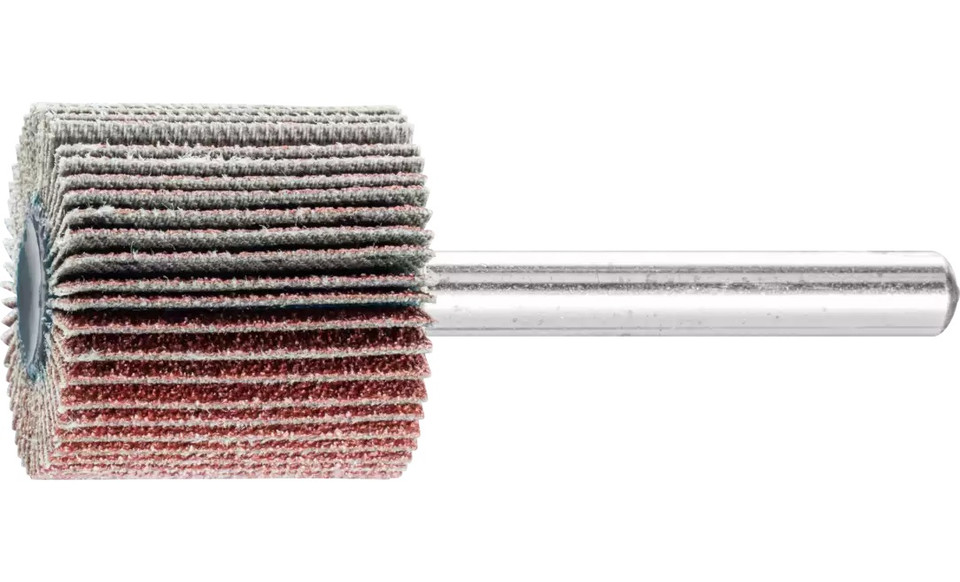 Pferd 45184 1" x 1" Mounted Flap Wheel | 1/4" Shank | 25,000 Max. RPM | Aluminum Oxide 60 Grit | Box of 10