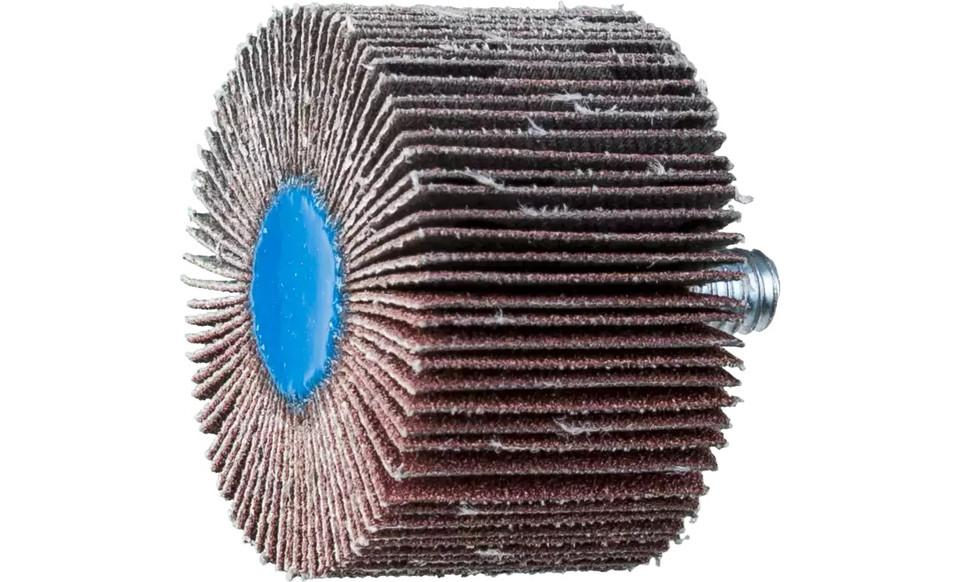 Pferd 45342 1-1/2" x 1" Quick Change Flap Wheel | 1/4-20" Thread | 23,000 Max. RPM | Aluminum Oxide 120 Grit | Box of 10