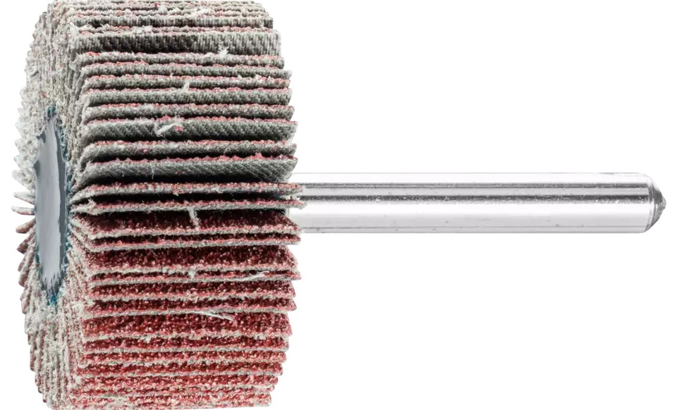 Pferd 45318 1-1/2" x 1" Quick Change Flap Wheel | 1/4-20" Thread | 23,000 Max. RPM | Aluminum Oxide 40 Grit | Box of 10