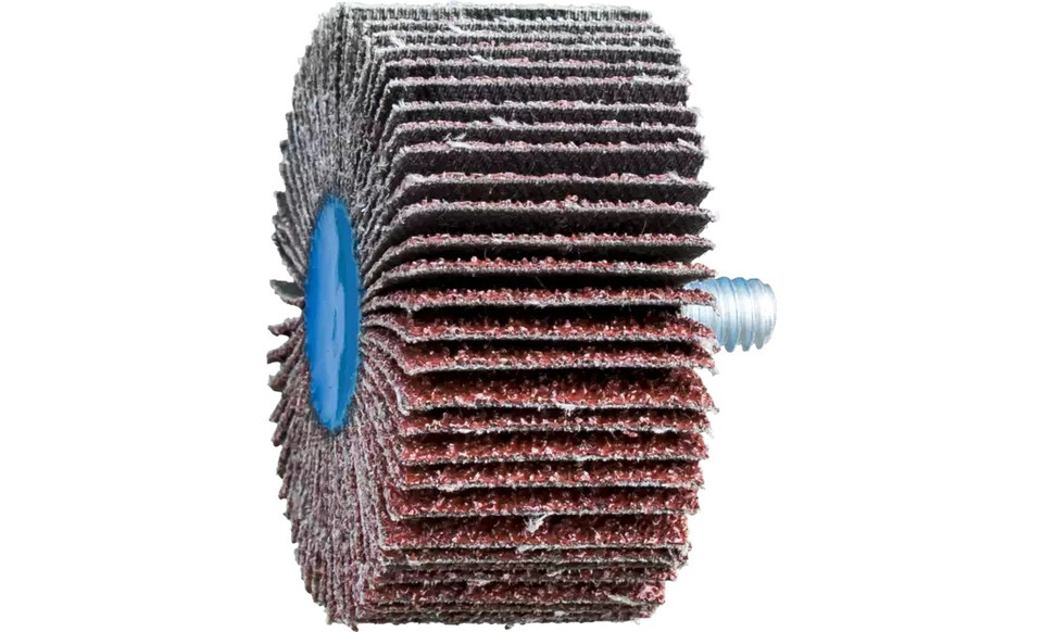 Pferd 45369 2" x 1" Quick Change Flap Wheel | 1/4-20" Thread | 23,000 Max. RPM | Aluminum Oxide 40 Grit | Box of 10