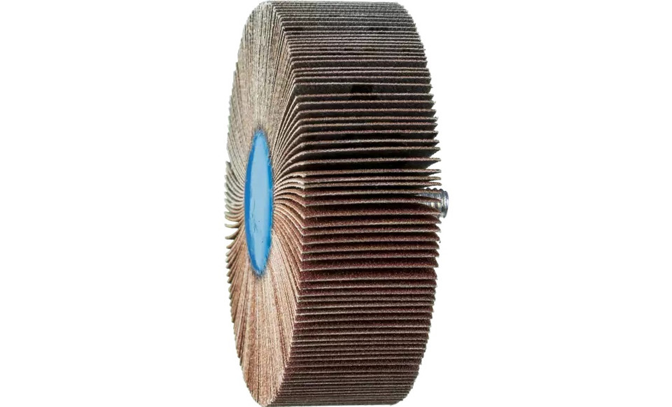 Pferd 45453 3" x 1" Quick Change Flap Wheel | 1/4-20" Thread | 20,000 Max. RPM | Aluminum Oxide 180 Grit | Box of 10