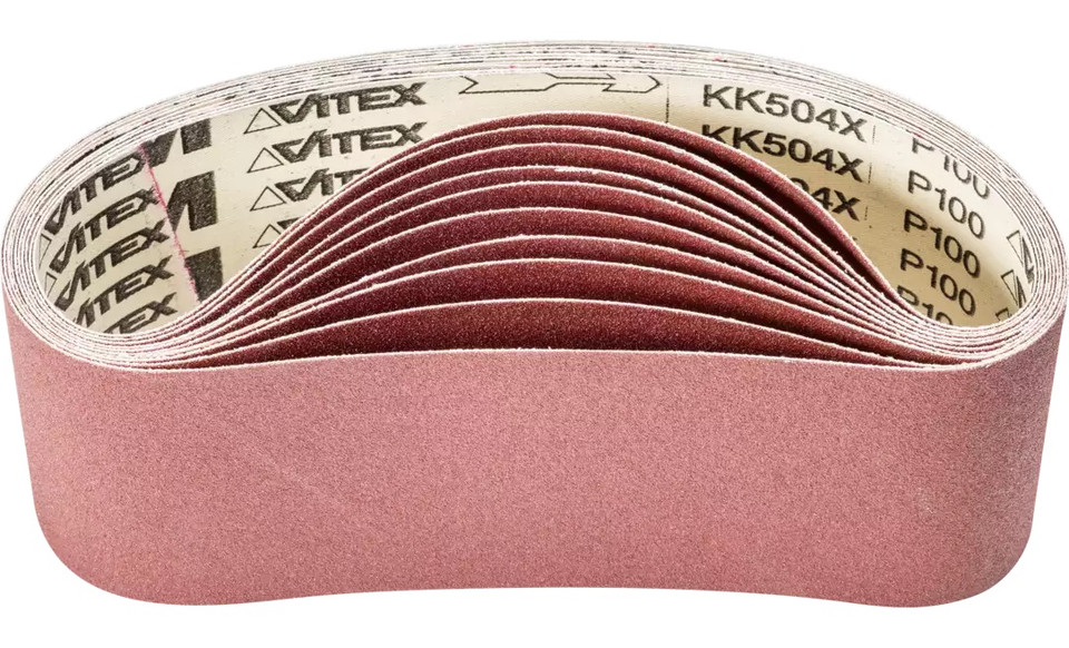 Pferd 49364 4" x 24" Abrasive Coated Portable Belt | Aluminum Oxide 100 Grit | Box of 10