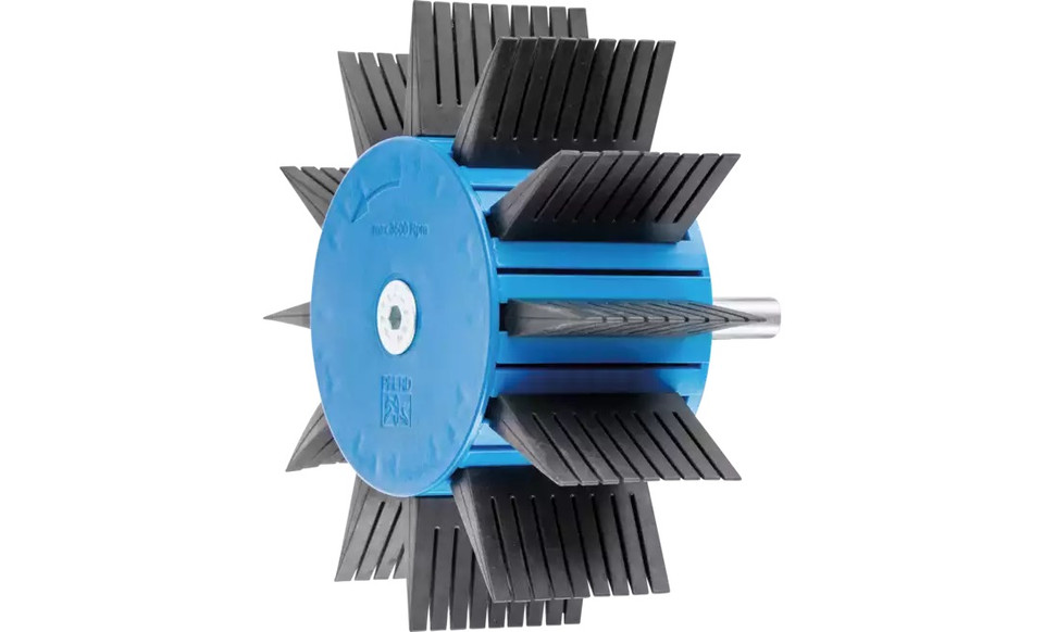 Pferd 45950 7" X 2-3/8" Poliflap Flap Wheel | 3/8" Shank | For Abrasive and Rubber Flaps