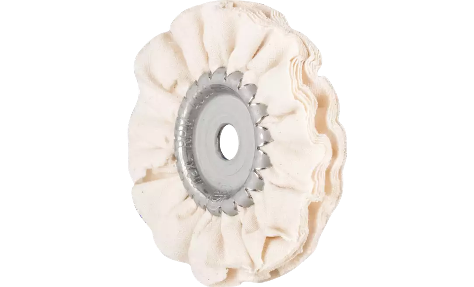 Pferd 48730 3" x 3/8" Polishing Cloth Ring | 7,500 Max. RPM | 3/8" Arbor Hole | Soft Cloth | Sold by Box of 5