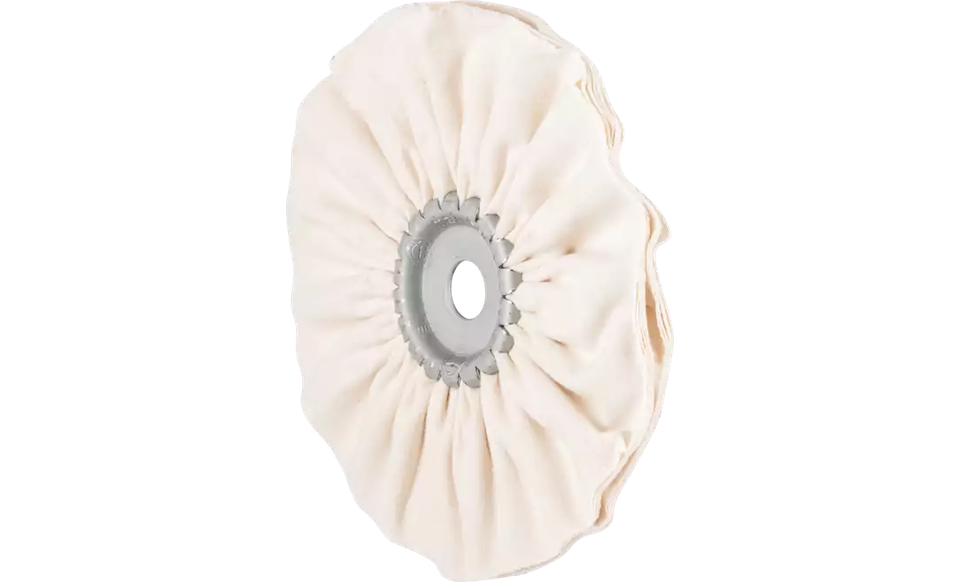 Pferd 48734 8" x 3/8" Polishing Cloth Ring | 3,000 Max. RPM | 3/4" Arbor Hole | Soft Cloth | Sold by Box of 5