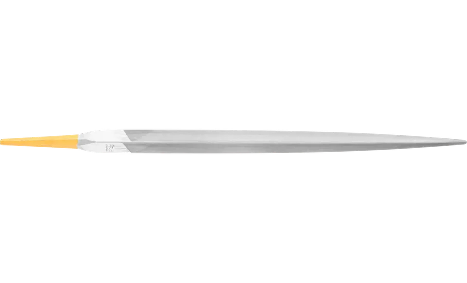 Pferd 15129 Precision 8" CORINOX Machinists File | Three Square | Swiss Pattern | Cut 2 | Sold by Box of 12
