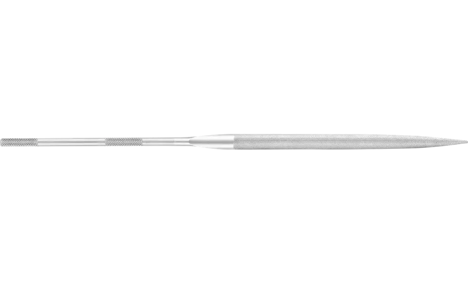 Pferd 12018 Precision 6-1/4" Half Round Needle File | Knurled Handle | Swiss Pattern | Cut 0 | Sold by Box of 12
