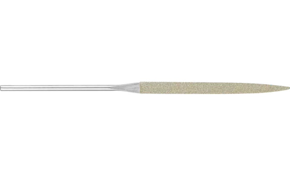 Pferd 4021 5-1/2" Diamond Needle File | Knife | Medium Cut | 1/8" Shank