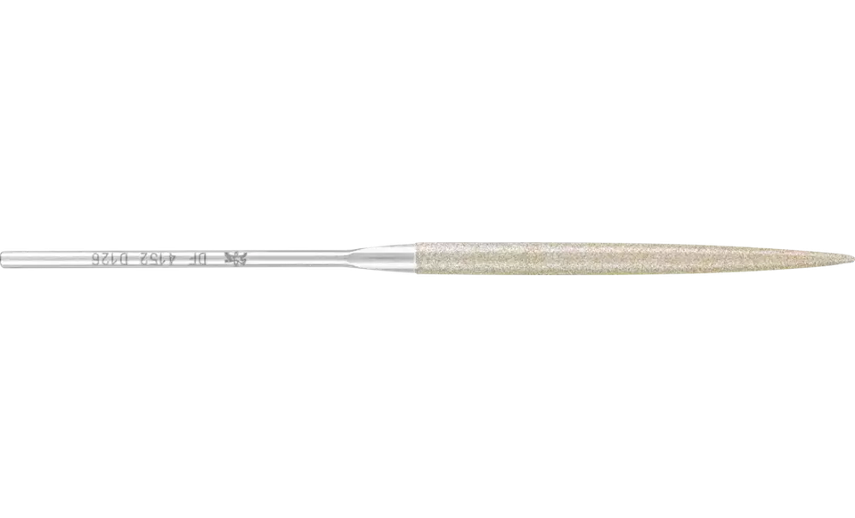 Pferd 4019 5-1/2" Diamond Needle File | Half Round | Medium Cut | 1/8" Shank