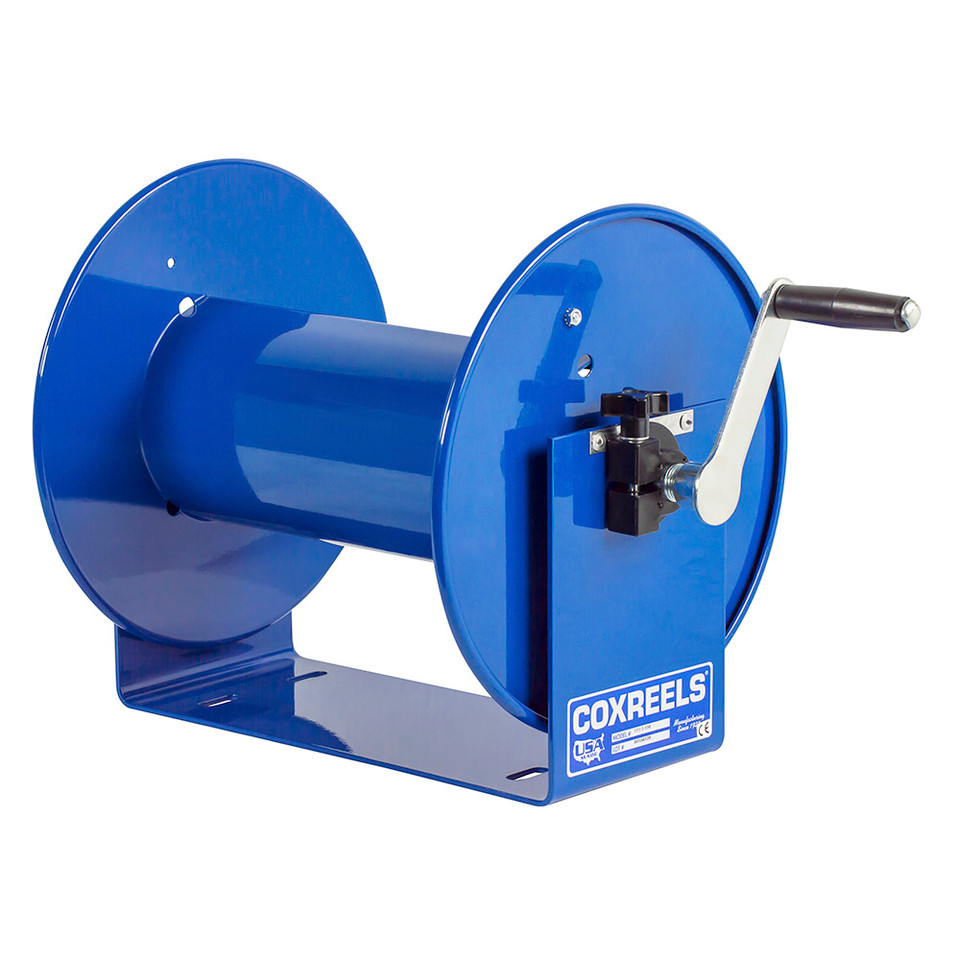 Coxreels 117-3-550 Hand Crank Hose Reel | 100 Series | 3/8" Hose Diameter | 550' Hose Length | 4000 Max PSI | Less Hose