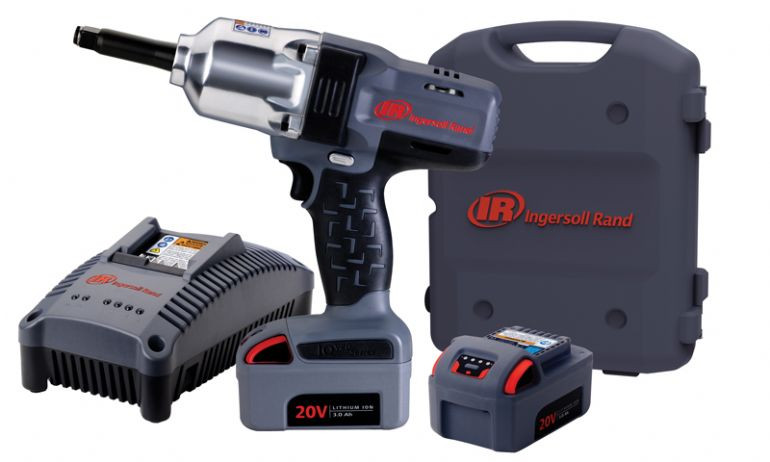 Ingersoll Rand W7250-K1 20V Cordless Impact Wrench Kit | 1/2" and 2" Extended Drive | 1900 RPM | 650 (ft. lb.) Max Torque