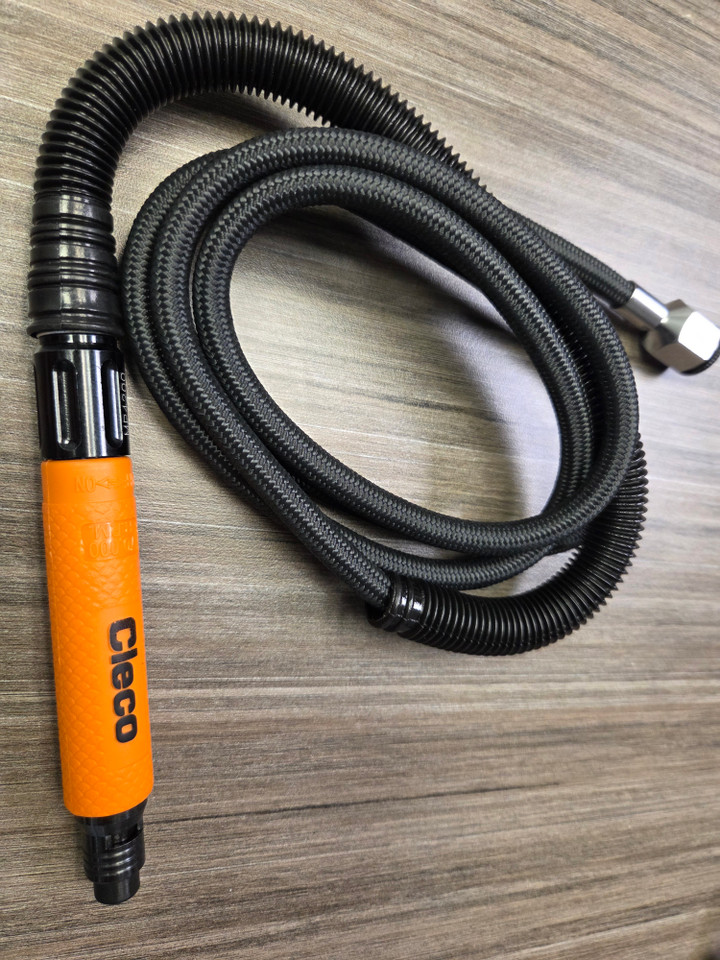 Cleco MP4200 Inline Pencil Grinder | MP Series | 0.6 HP | 70000 RPM | 1/8" Collet | Rear Exhaust