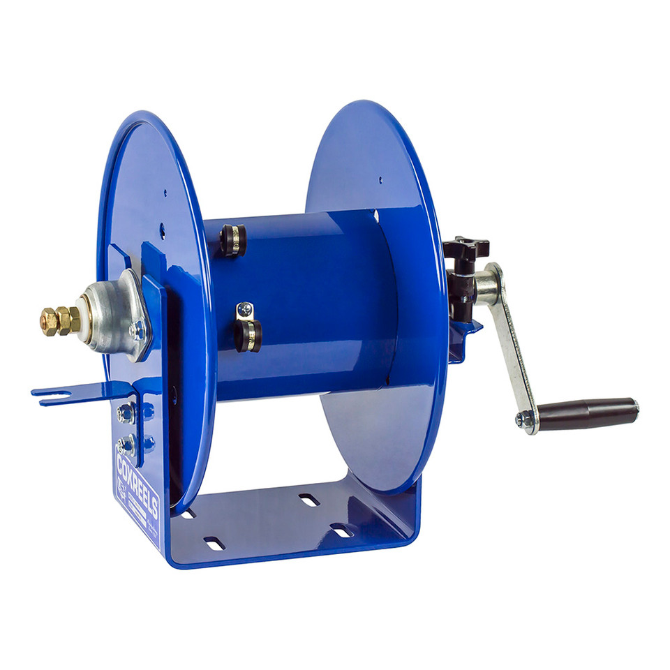 Coxreels 112WCL-6-02 Welding Hand Crank Cable Reel | 100WCL Series | #2 Cable Gauge | 165' Cable Capacity | 450 Amps | Less Cable