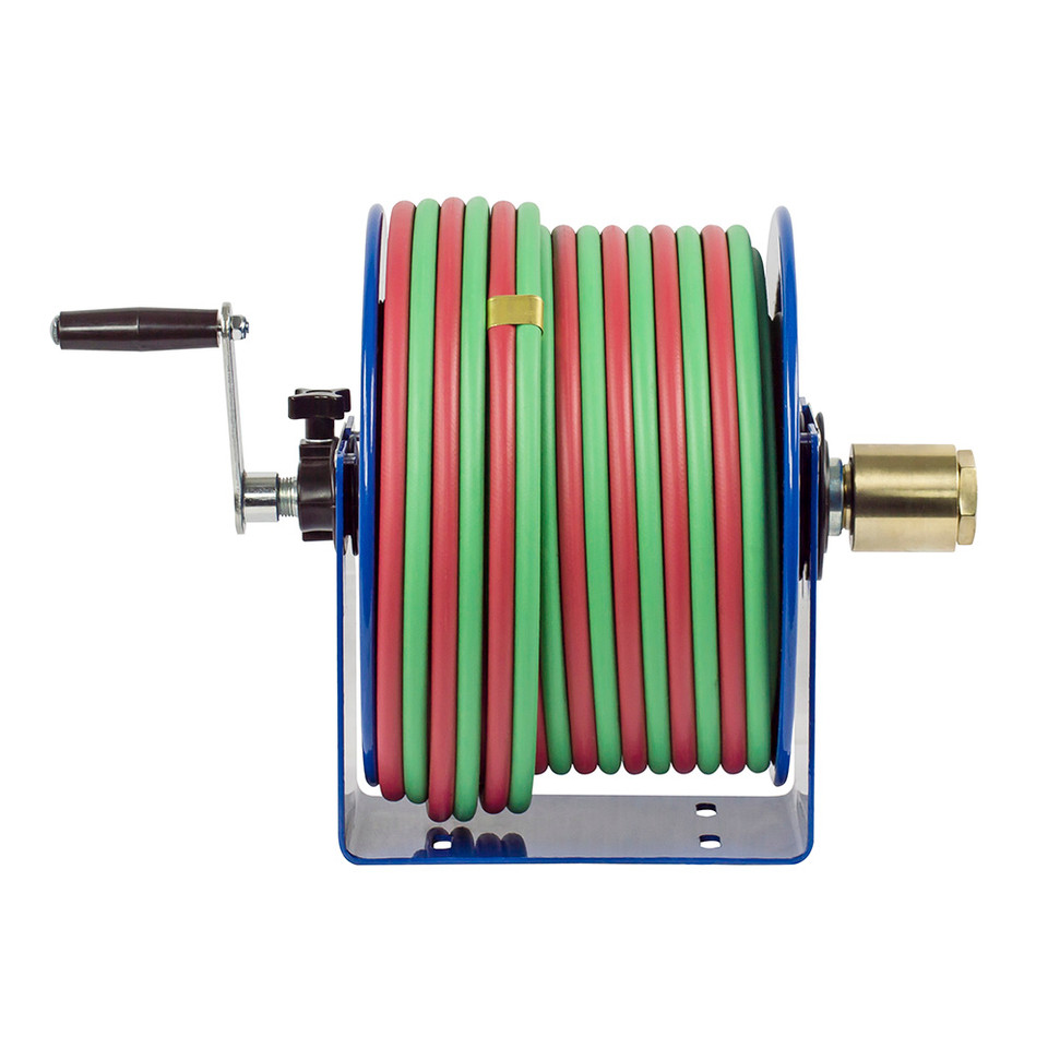 Coxreels 112WT-1-100 Welding Hand Crank Hose Reel | 100W Series | 1/4" Hose Diameter | 100' Hose Length | 200 Max PSI