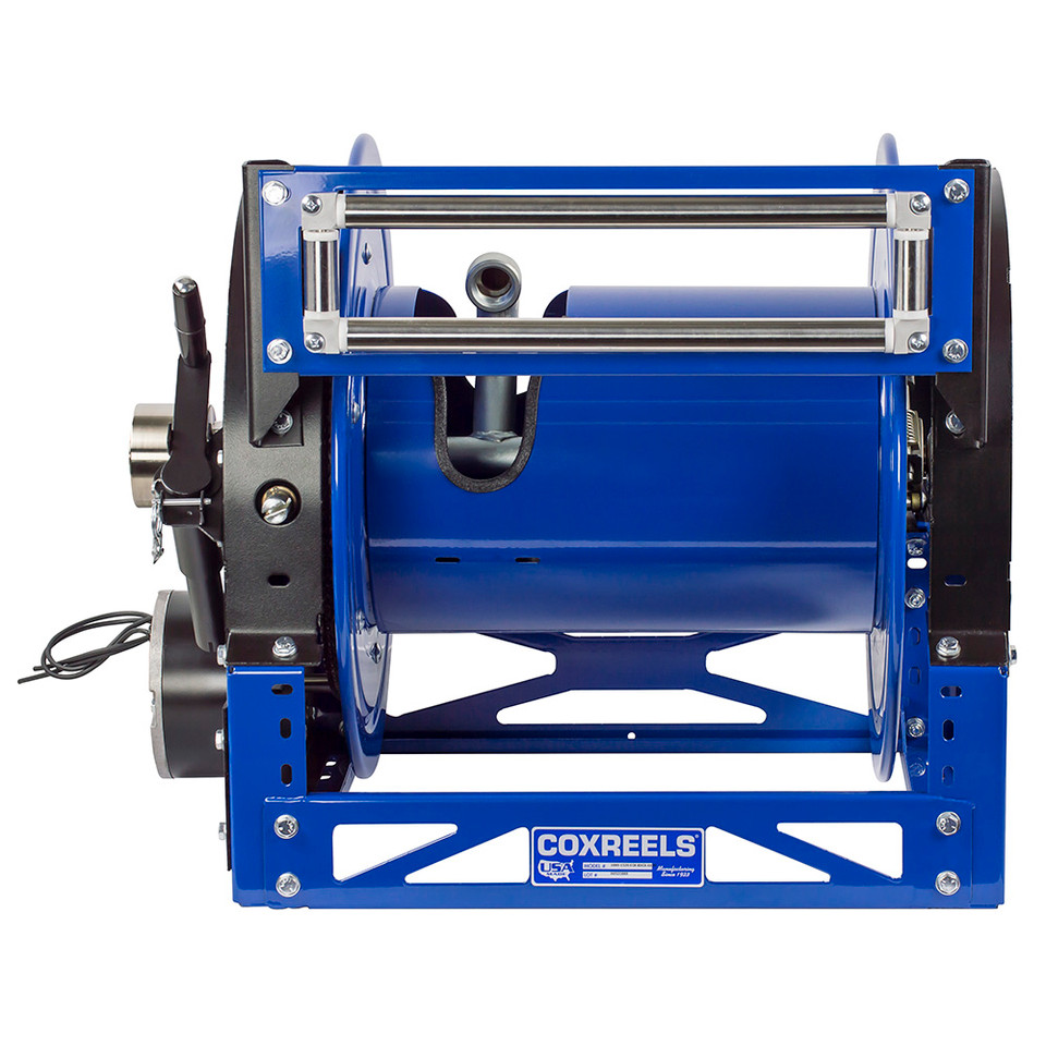 Coxreels 1660-0924 Hand Crank Hybrid Frame Hose Reel | 1600 Series | 1" Hose Diameter | 100' Hose Length | 3000 Max PSI | Less Hose