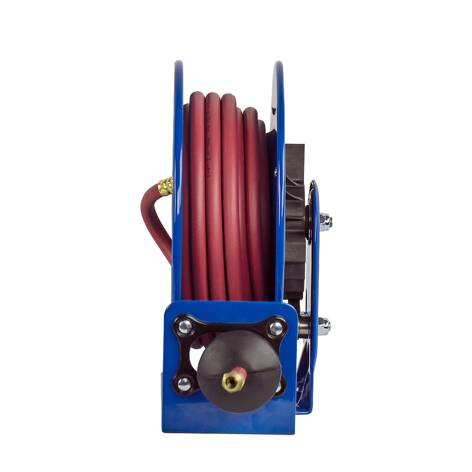 Coxreels LG-LP-115 Low Pressure Spring Rewind Hose Reel | LG Series | 1/4" Hose Diameter | 15' Hose Length | 300 Max PSI