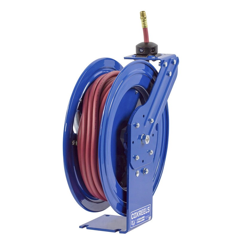 Coxreels P-LP-425-AL Spring Rewind Hose Reel | Alumi-Pro Series | 1/2" Hose Diameter | 25' Hose Length | 300 Max PSI