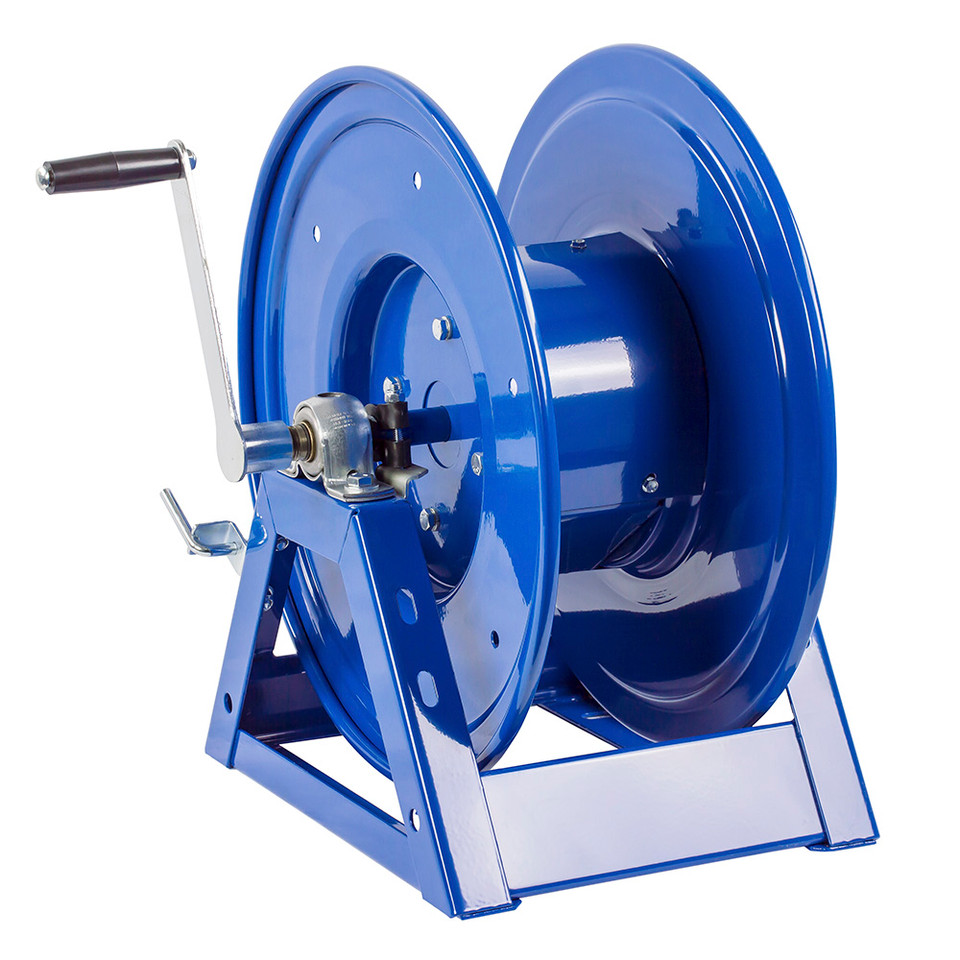 Coxreels 1125WCL-12-C Hand Crank Welding Cable Reel | 1125WCL Series | 2 Cable Gauge | 600' Cable Capacity | 450 Amps | Less Cable
