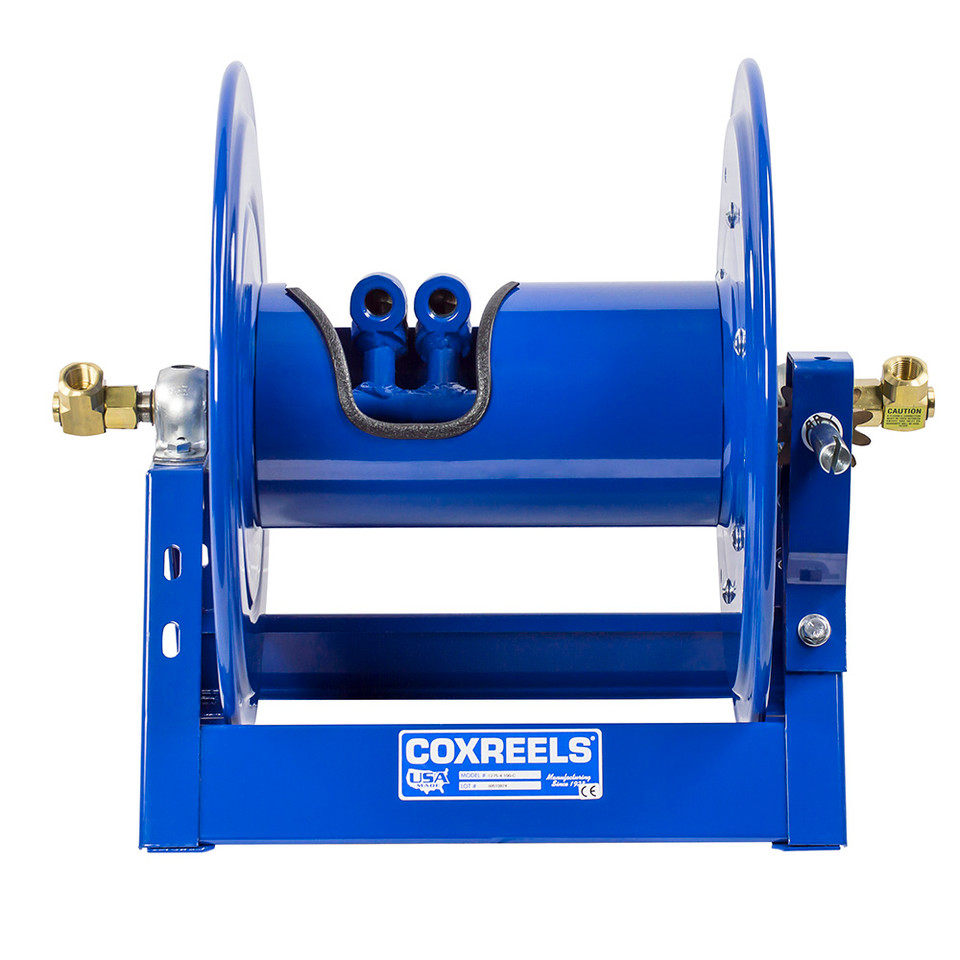 Coxreels 1275-4-200-C Dual Hose Bevel Gear Hand Crank Reel | 1275 Series | 1/2" Hose Diameter | 200' Hose Length | 3000 Max PSI | Less Hose