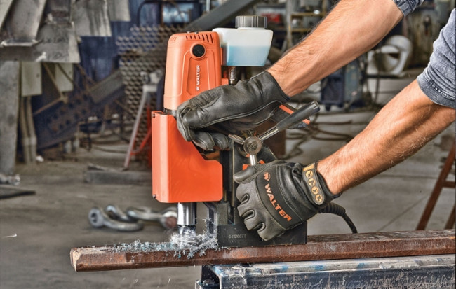 Walter Surface Technologies 39D100 ICECUT 100 Compact Magnetic Drilling Unit | 1-3/8 x 1-1/2" Capacity | 8 A Amps | 600 RPM