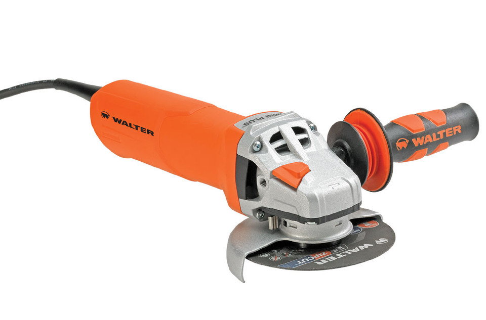 Walter Surface Technologies 30A255 Mini Plus Right Angle Grinder | 1000 Watts | 2,800-10,500 RPM | 5" Wheel Capacity