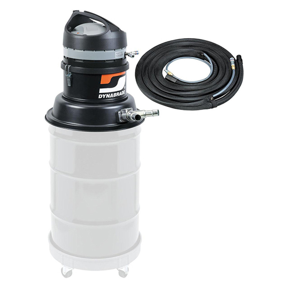 Dynabrade 61201 RaptorVac Electric DrumVac Kit | 55 Unit Capacity Gallon | 0.3 Micron | Single Operator | General Purpose