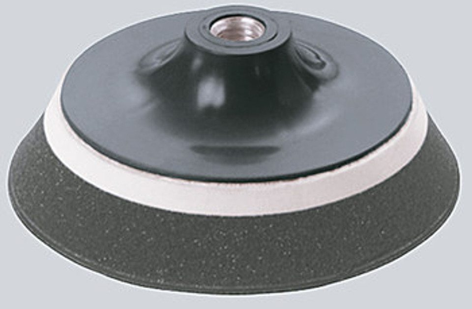 Dynabrade 50155 Non-Vacuum Wet/Dry Sander Disc Pad | 5" Pad Size | 10,000 RPM | Hook-Face | Rigid | Long Nap