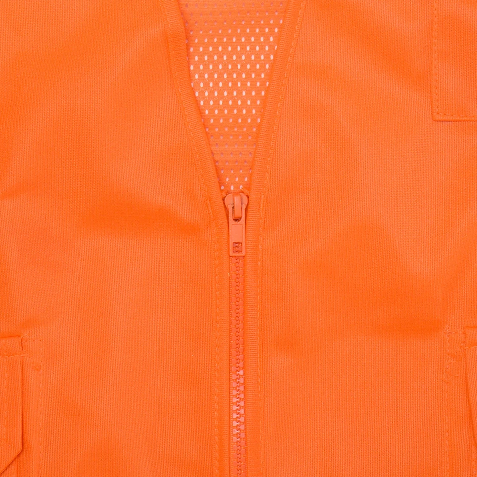 Radians SV6O4X Type R Class 2 Two Tone Surveyor Solid/Mesh Safety Vest | Hi-Vis Orange | 4X-Large Size | Each