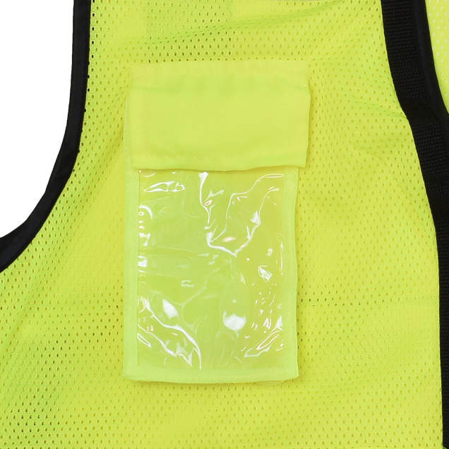 Radians SV59Z-2ZGD-S Type R Class 2 Heavy Duty Surveyor Safety Vest With Zipper | Hi-Vis Green | Small Size | Case of 24 Units