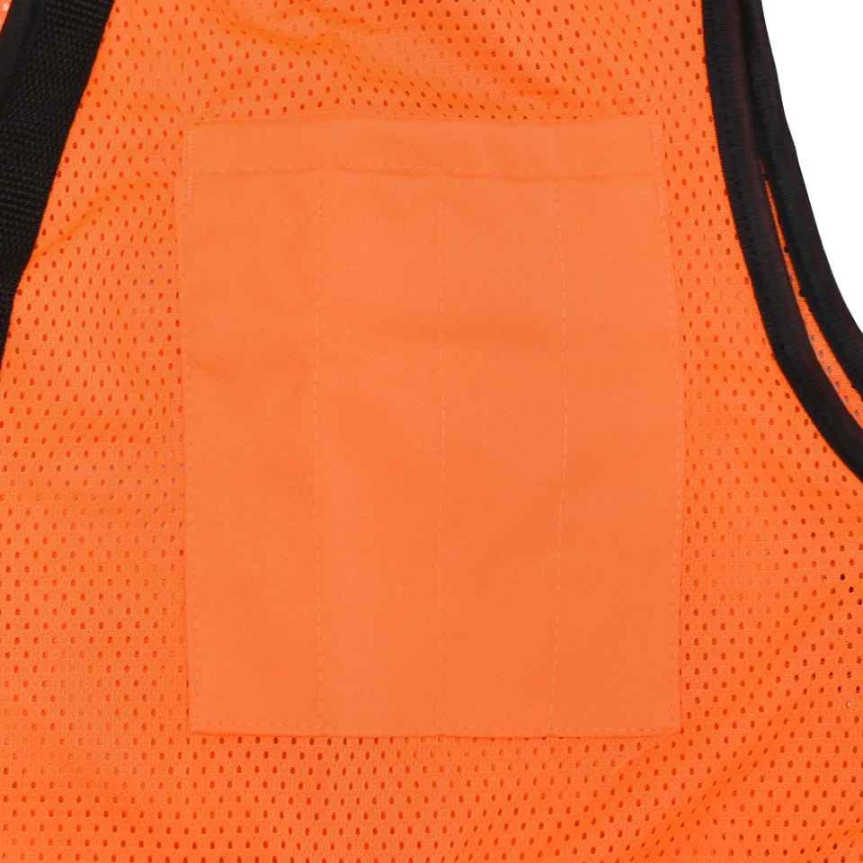 Radians SV59Z-2ZOD-4X Type R Class 2 Heavy Duty Surveyor Safety Vest With Zipper | Hi-Vis Orange | 4X-Large Size | Case of 24 Units