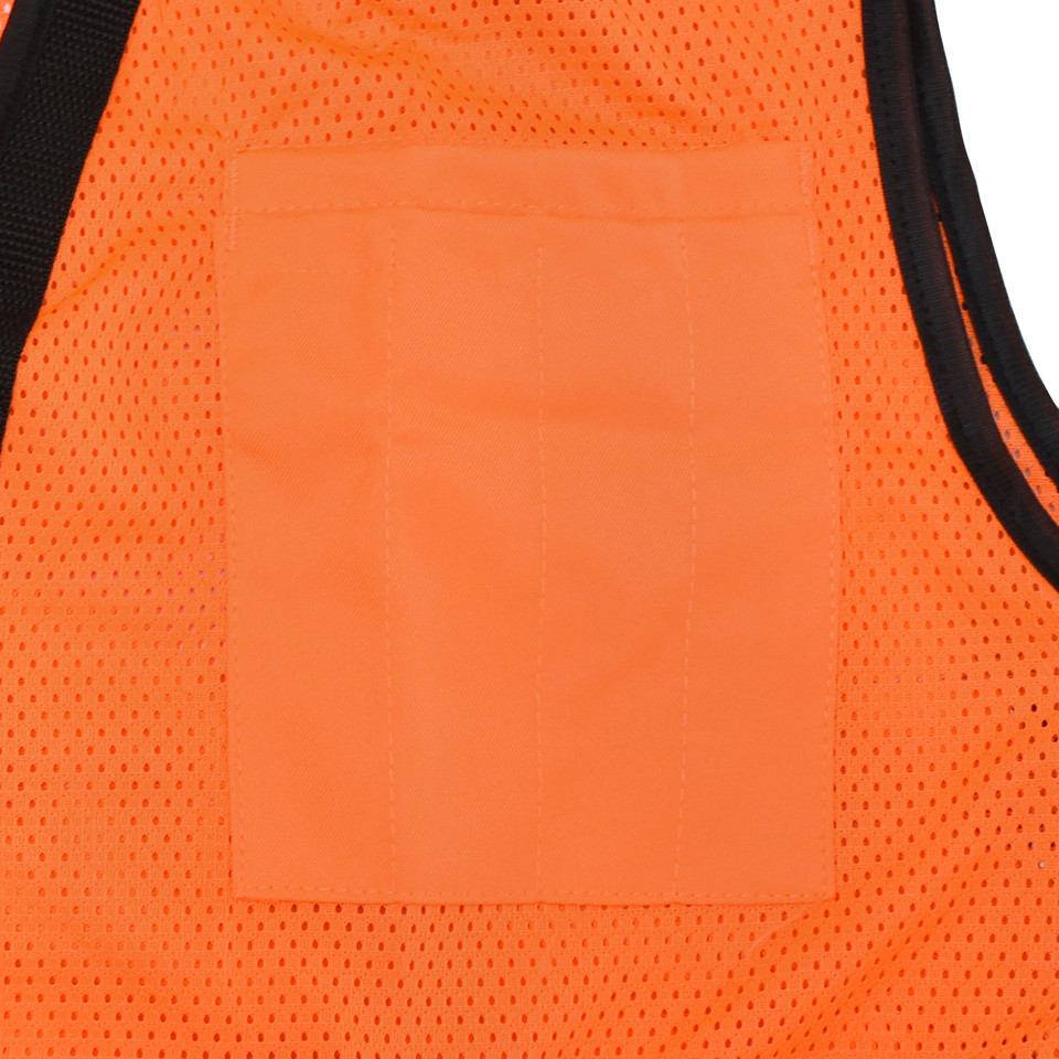 Radians SV59Z-2ZOD-5X Type R Class 2 Heavy Duty Surveyor Safety Vest With Zipper | Hi-Vis Orange | 5X-Large Size | Case of 24 Units