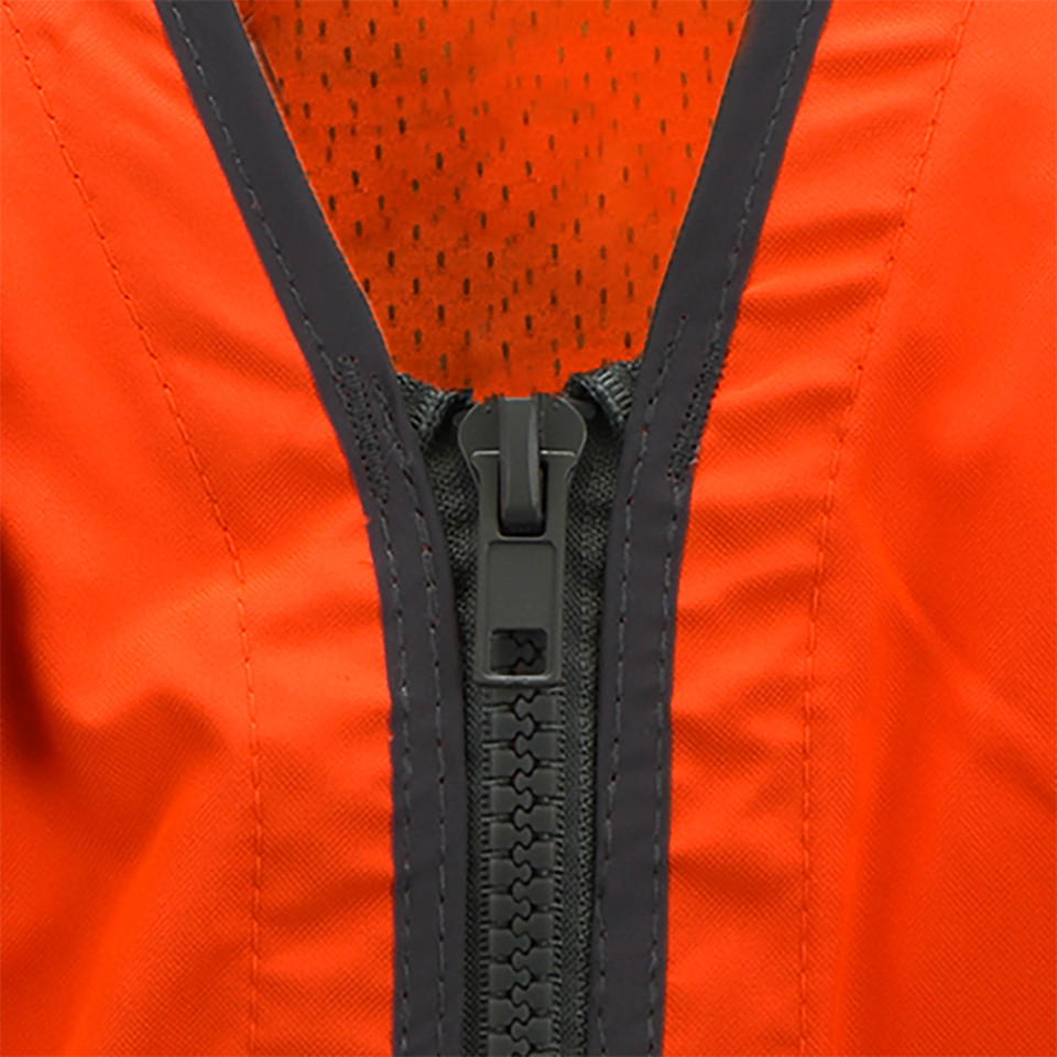 Radians SV55-2ZOD-4X Type R Class 2 Heavy Duty Two Tone Engineer Safety Vest | Hi-Vis Orange | 4X-Large Size