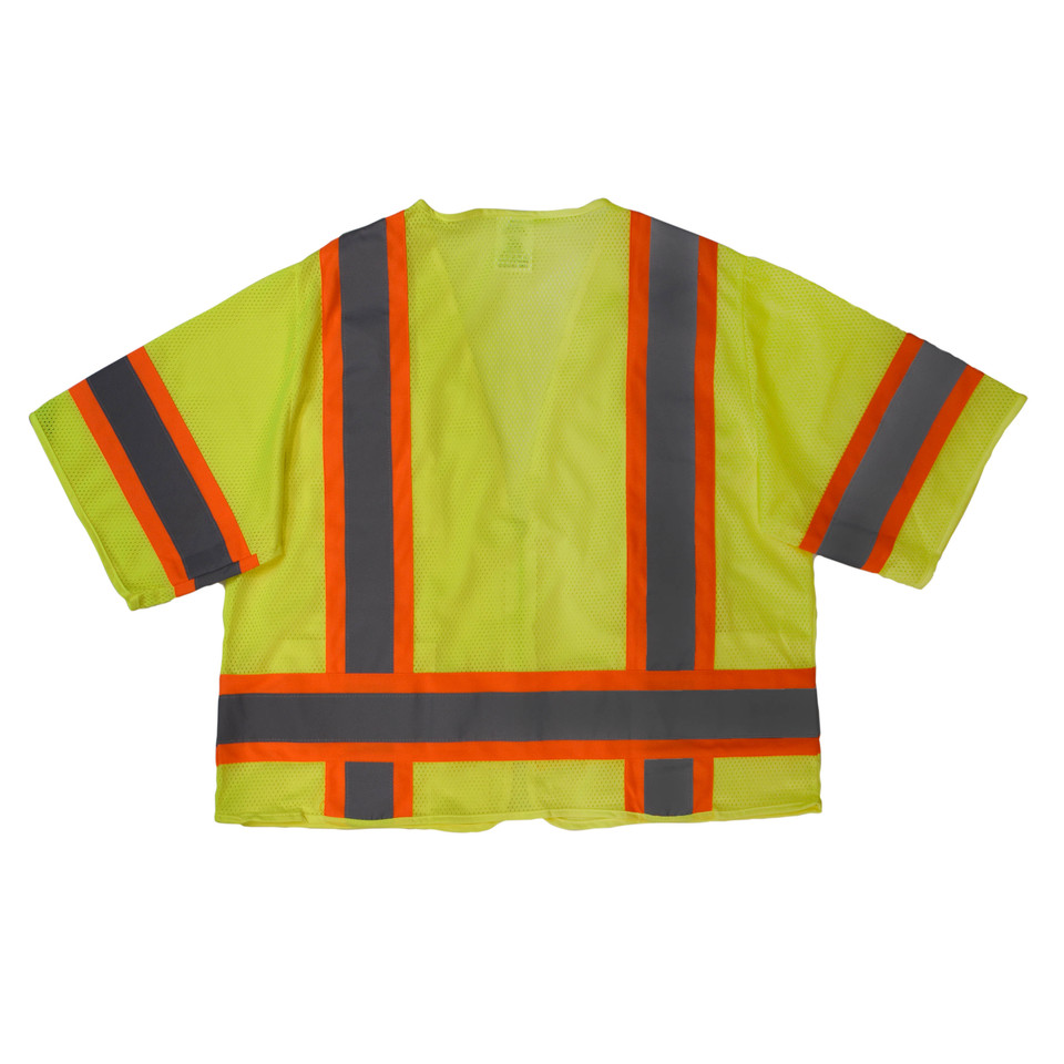 Radians SV63GM Type R Class 3 Two Tone Surveyor Safety Vest | Hi-Vis Green | Medium Size | Case of 24 Units