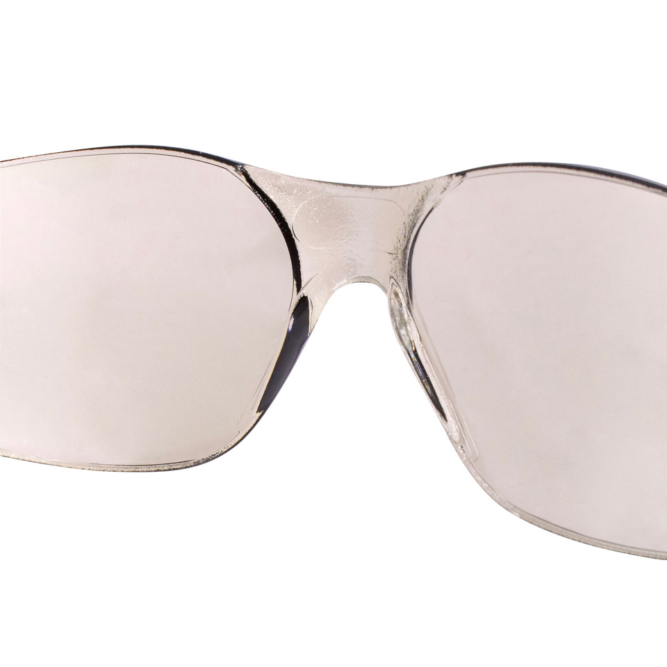 Radians MR0191ID Mirage Safety Glasses | Indoor/Outdoor Frame | Clear Anti-Fog Lens | Box of 12