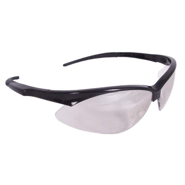 Radians AP1-10 Rad-Apocalypse Safety Glasses | Black Frame | Clear Lens | Box of 12