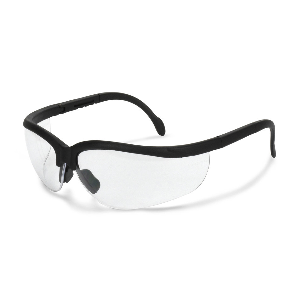 Radians JR0110ID Journey Safety Glasses | Black Frame | Clear Lens | Box of 12