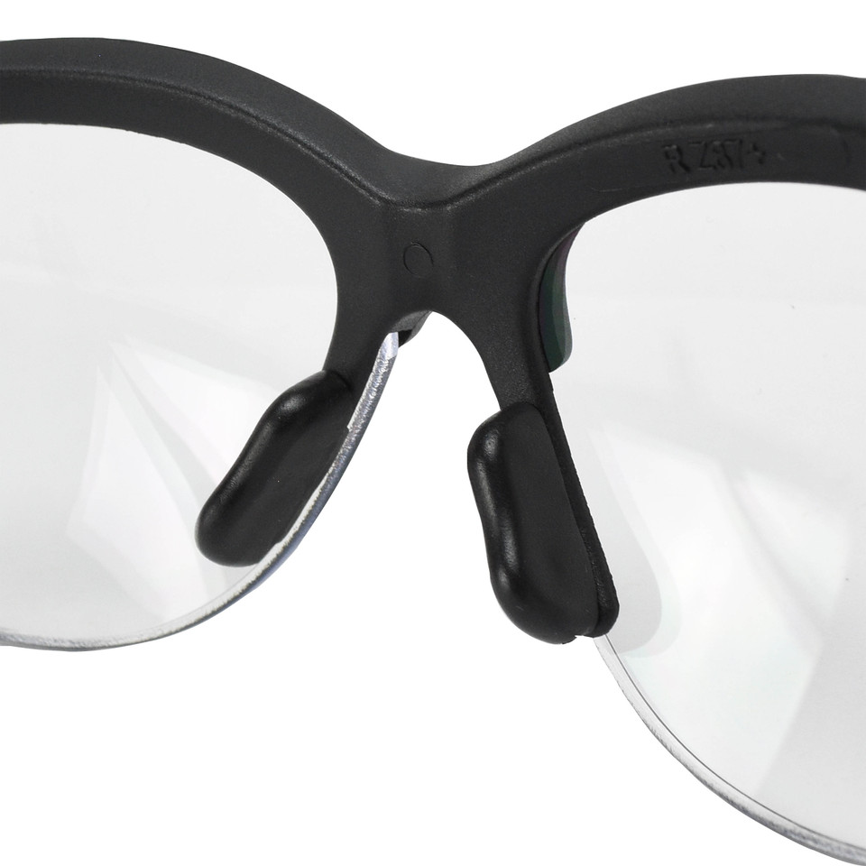 Radians JR0110ID Journey Safety Glasses | Black Frame | Clear Lens | Box of 12